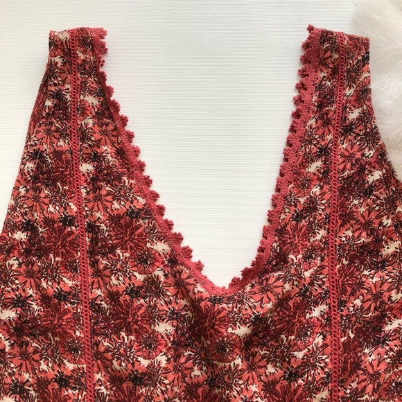 NWOT Zara Romper pink floral print oversized S - Picture 4 of 7